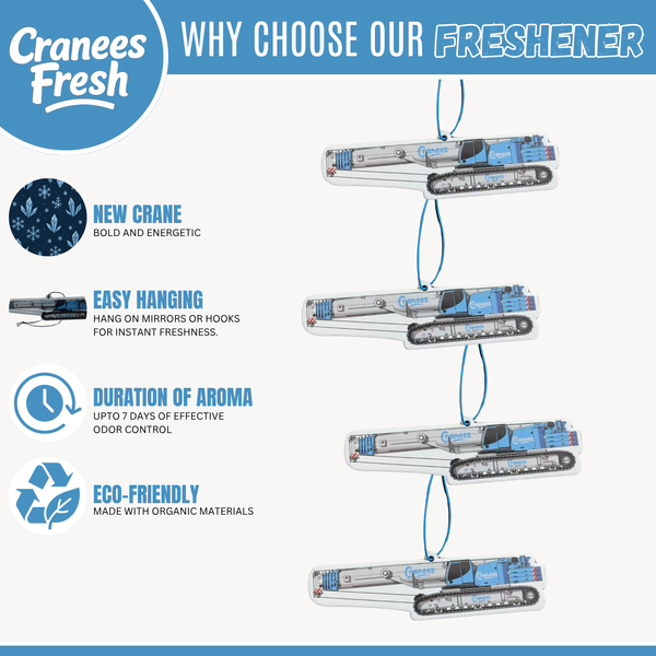 4X New Crane – Hanging Air Freshener