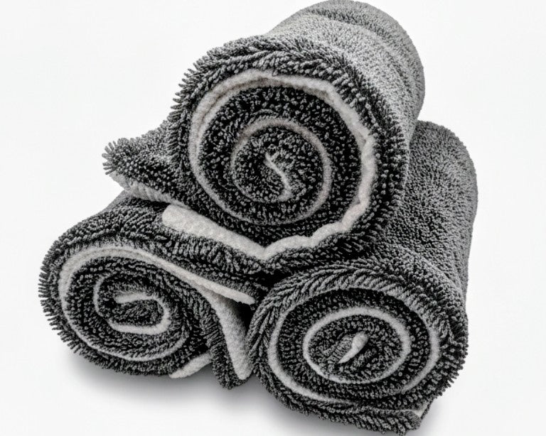 Cranees Fresh Glass Cleaning Towel - Double Sided Microfiber, Streak-Free, Machine Washable