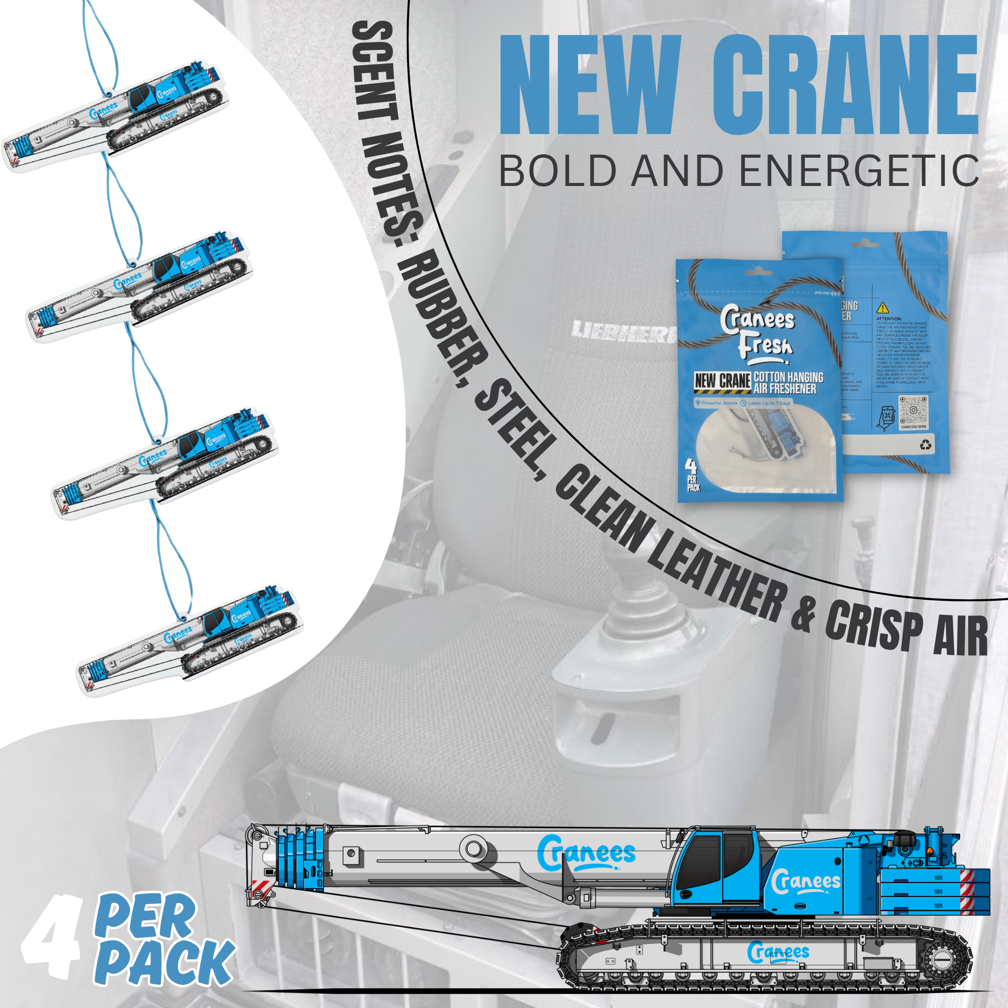 New Crane Hanging Air Freshener