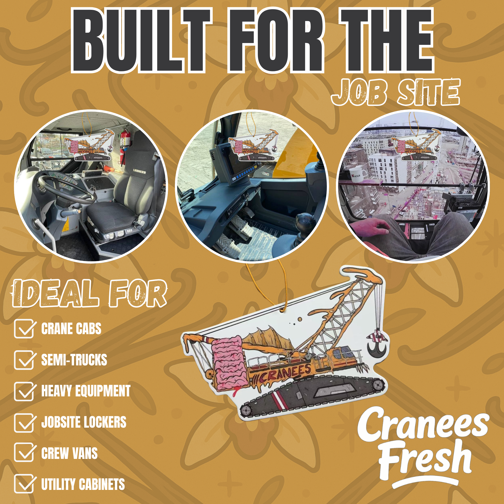 Vanilla Orchid Hanging Air Freshener