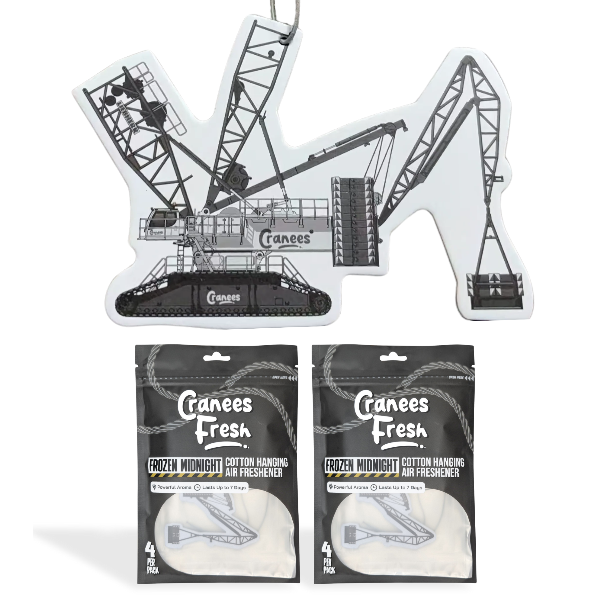 Frozen Midnight Hanging Air Freshener