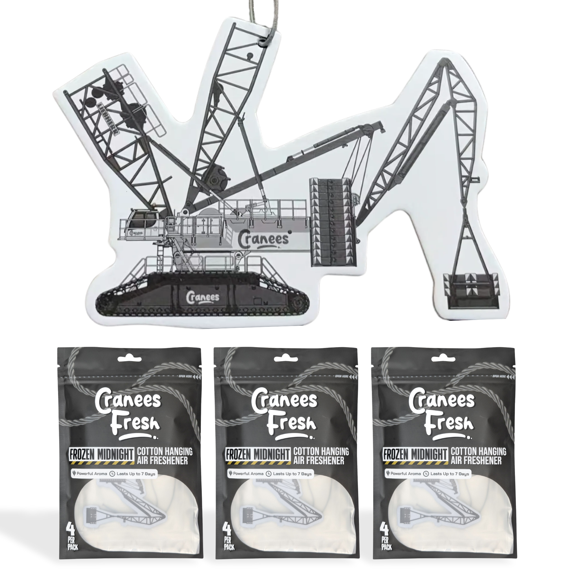 Frozen Midnight Hanging Air Freshener