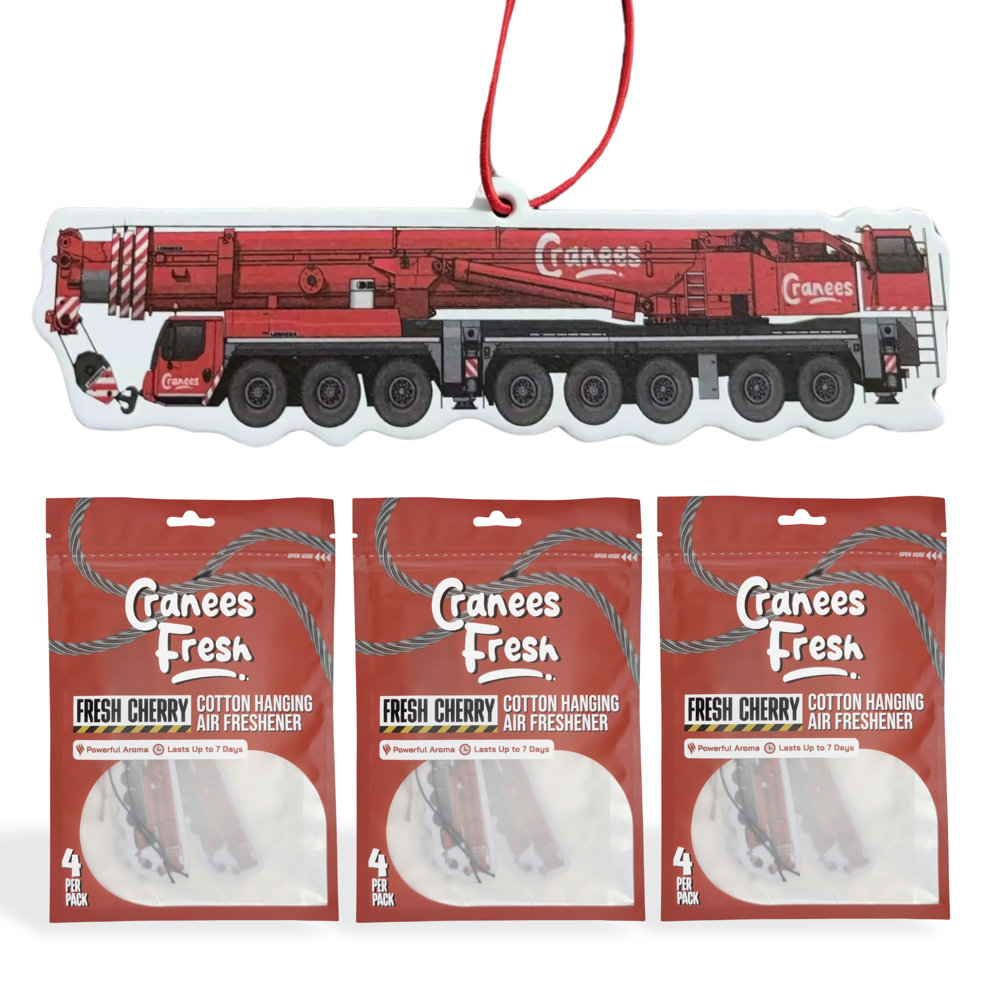 Fresh Cherry Hanging Air Freshener