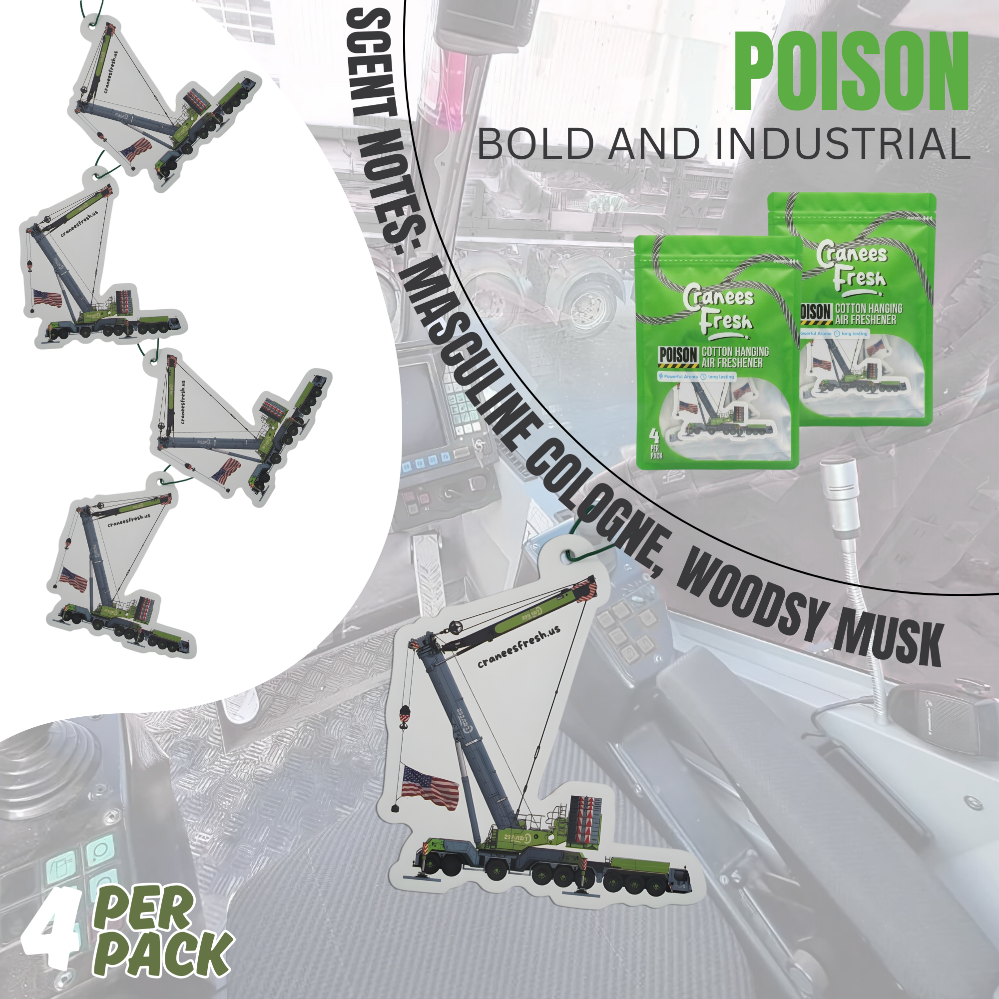Poison Hanging Air Freshener