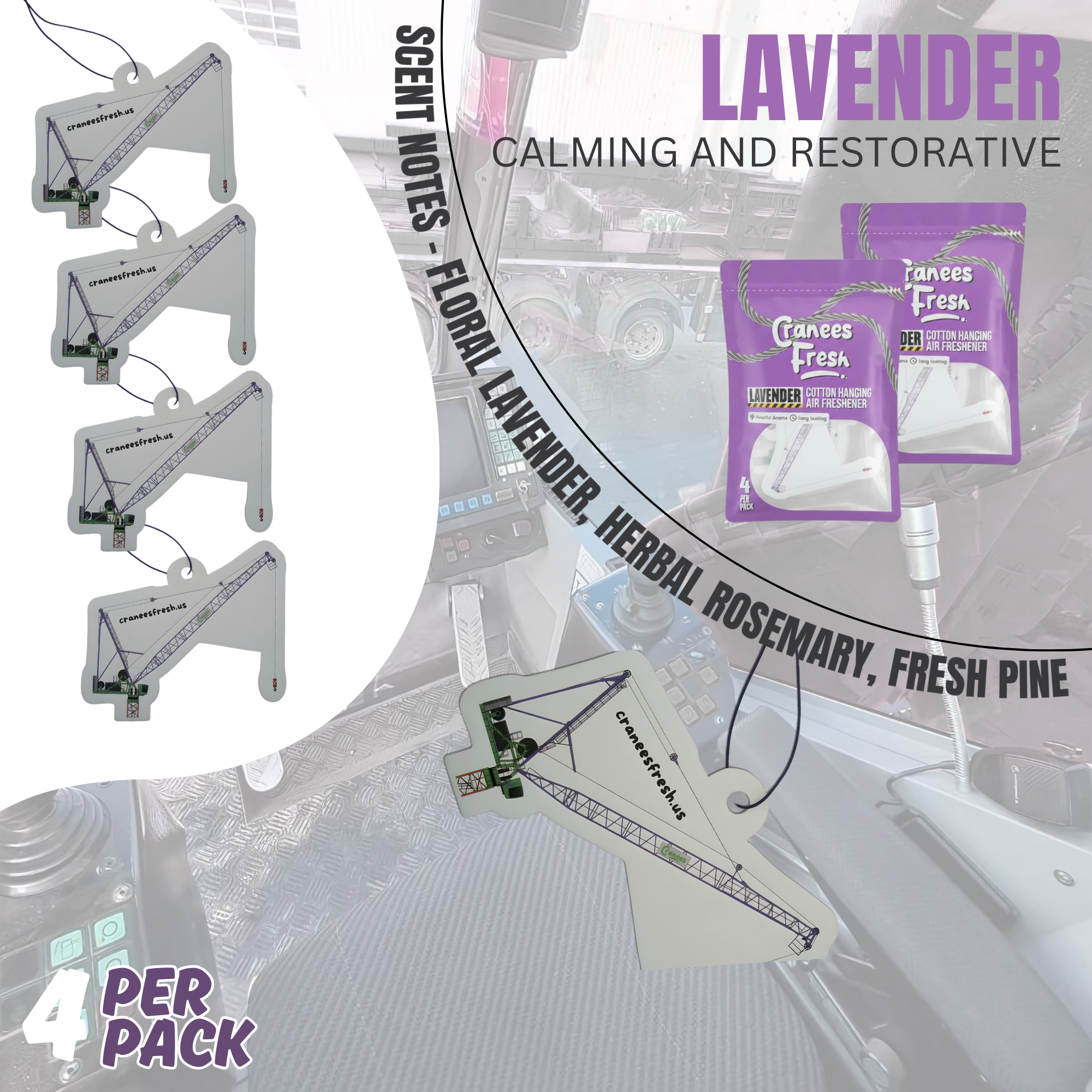 Lavender Hanging Air Freshener