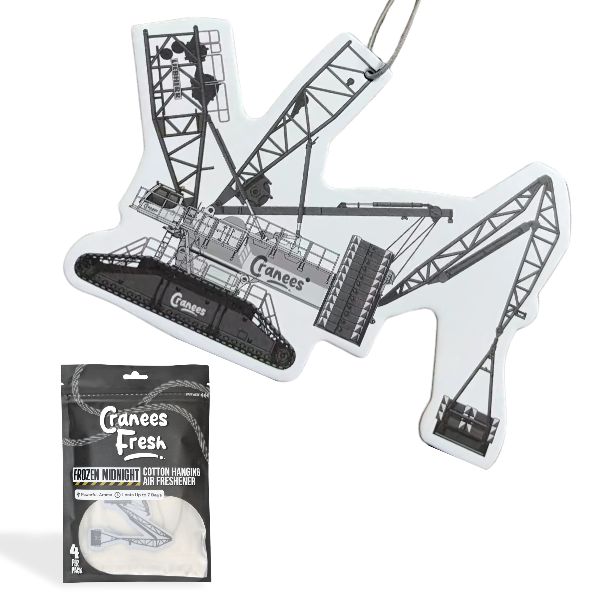 Frozen Midnight Hanging Air Freshener