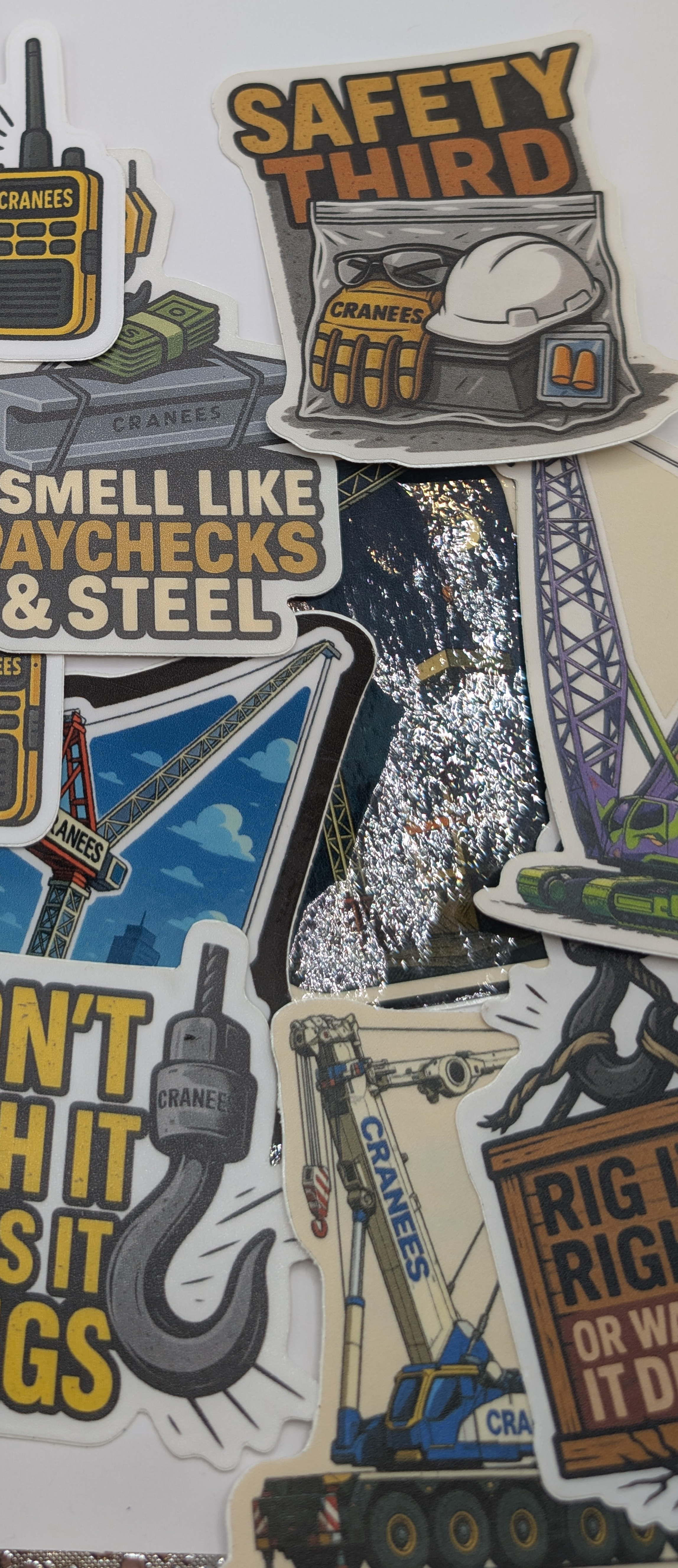Cranees Jobsite Sticker Pack