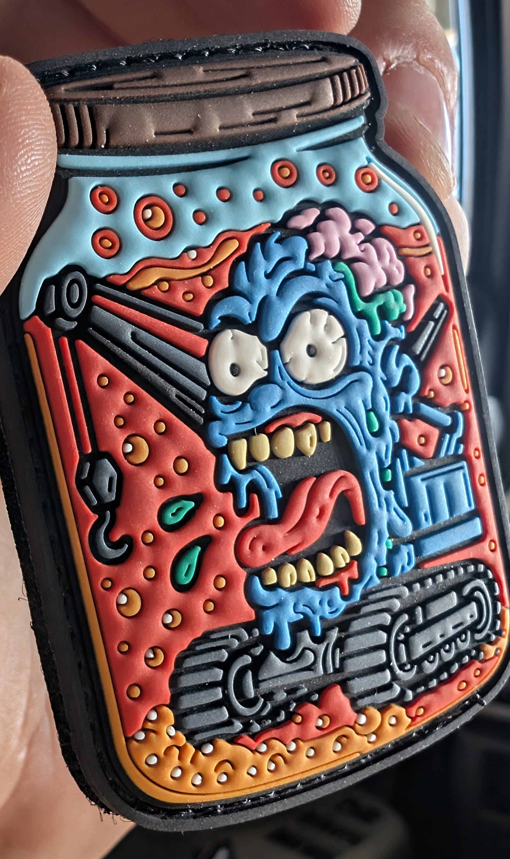 Cranees "Preserved" Zombie Crane 3D PVC Hook & Loop Morale Patch