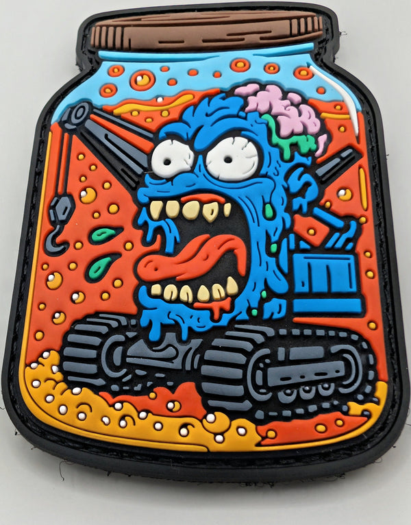 Cranees "Preserved" Zombie Crane 3D PVC Hook & Loop Morale Patch